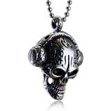 Headphone Skull Pendant