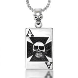 Poker Skull Pendant