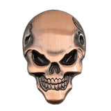 Skull 3D Badge Sticker