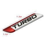 Turbo Car Fender Badge Sticker (Set of 2)