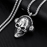 Headphone Skull Pendant