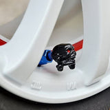 Skull Danger Tire Valve Caps (4 pcs)