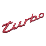 Turbo 3D Badge Sticker