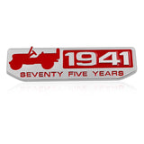 1941 75th Anniversary Badge Sticker