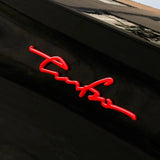 Signature Turbo 3D Badge Sticker