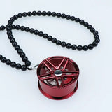 Metal Wheel Rim Hanging Pendant