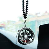 Metal Wheel Rim Hanging Pendant