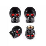 Skull Tire Valve Caps (4 pcs)