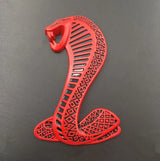 Cobra 3D Car Grille Badge/sticker