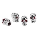 Skull Tire Valve Caps (4 pcs)