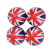 Flag Tire Valve Caps (4 pcs)