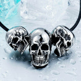 Three Skulls Pendant