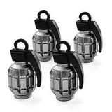 Grenade Bomb Tire Valve Caps (4 pcs)