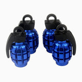 Grenade Bomb Tire Valve Caps (4 pcs)