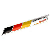 Motorsport Sline Flag Badge Sticker