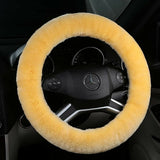 Premium Fur Steering Wheel Covers L010 (Large)