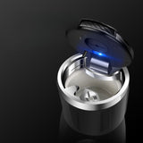 Carbon Fibre Style Ashtray with LED Light M2