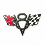 V8 Flag 3D Badge Sticker